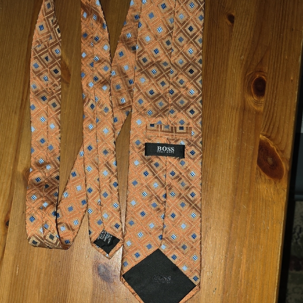 BOSS Orange Patterned Tie - Picture 5 of 8